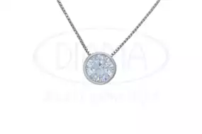 Срібне кольє