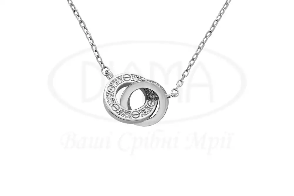 Срібне кольє фото 1