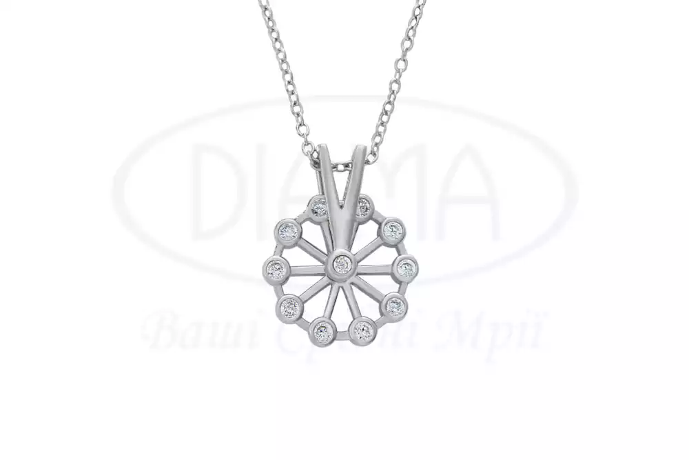 Срібне кольє фото 1