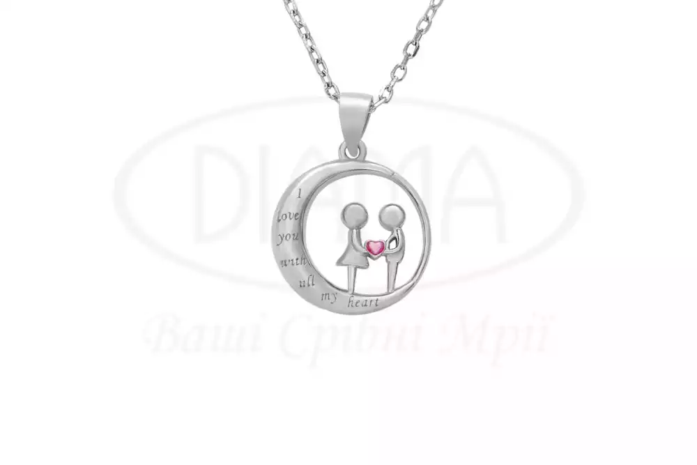 Срібне кольє фото 1