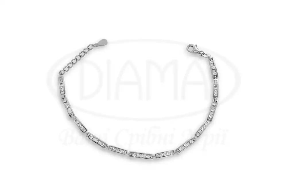 Браслет срібний фото 1