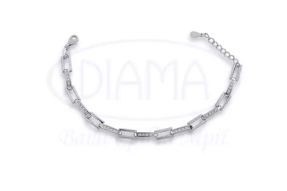 Браслет срібний фото 1