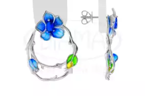 Сережки срібні