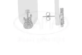 Срібні пусети "Гітара"