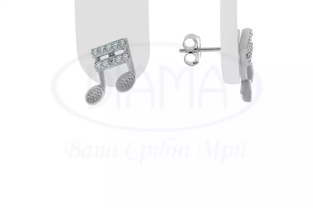 Срібні пусети фото 1