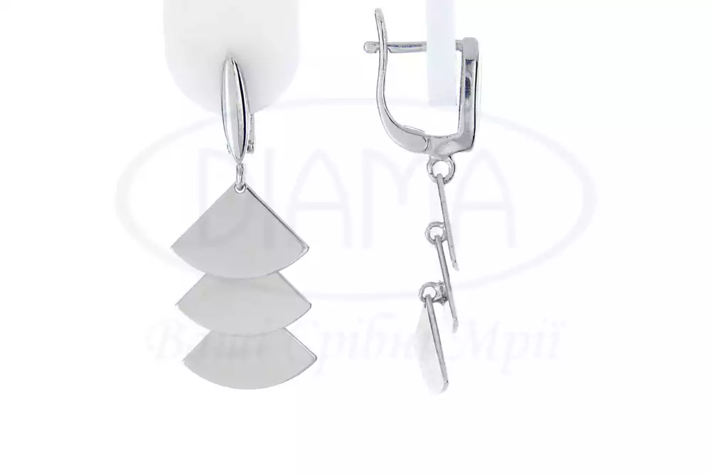 Срібні сережки фото 1