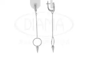 Срібні сережки