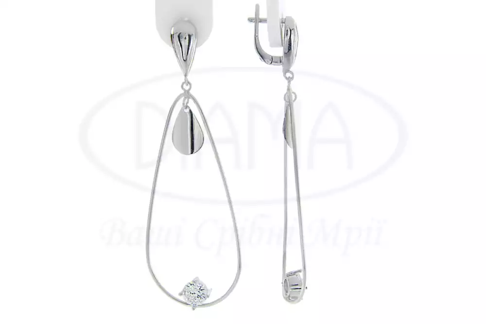 Срібні сережки фото 1