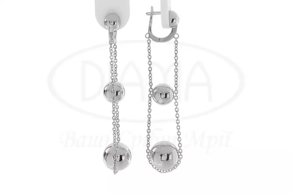 Срібні сережки фото 1