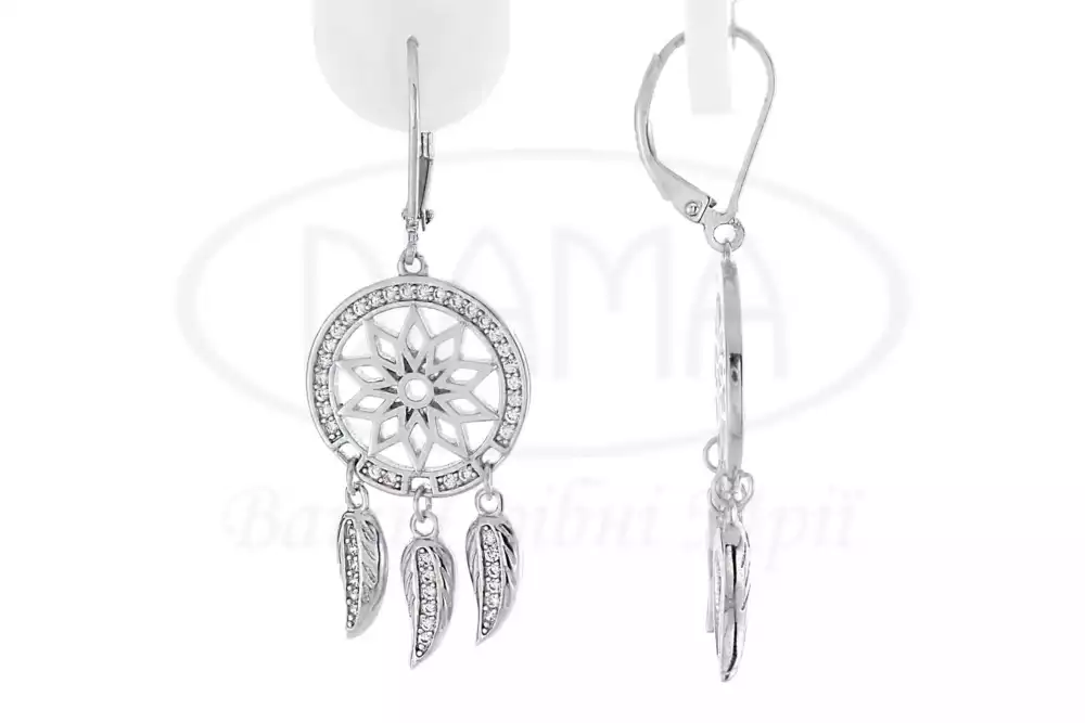 Срібні сережки фото 1