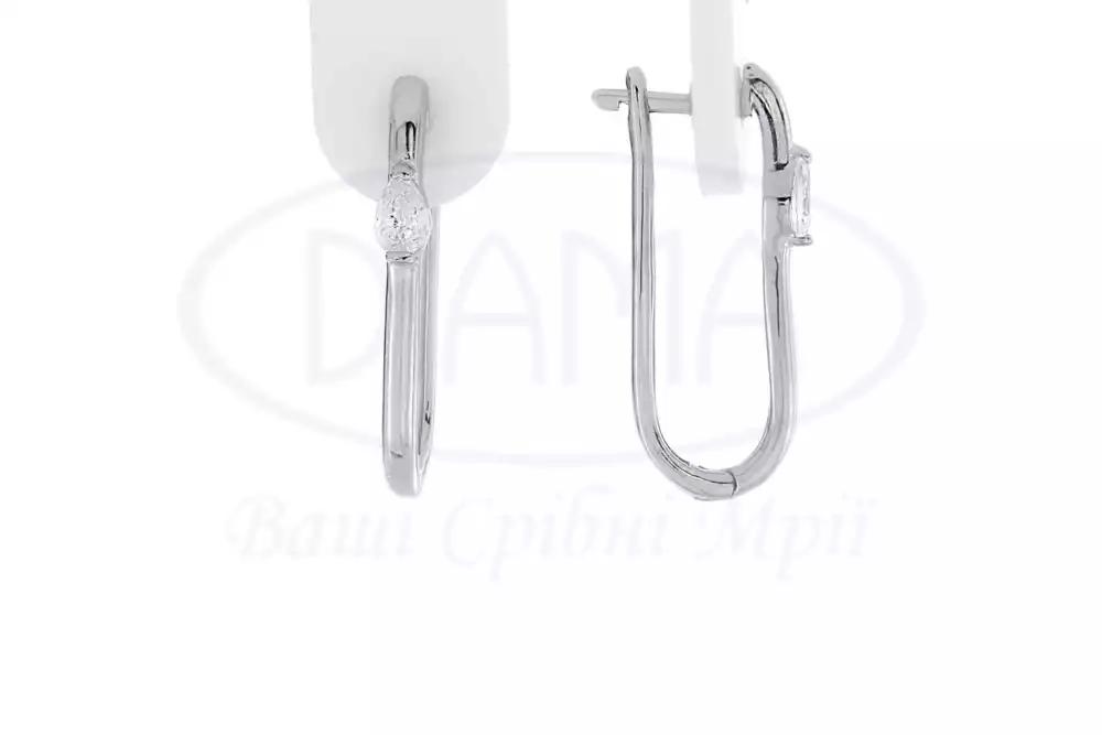 Срібні сережки фото 1