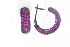 Сережки срібні з Цирконом