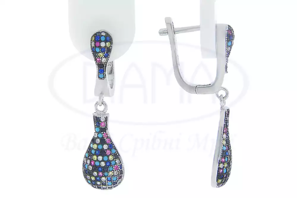 Срібні сережки фото 1