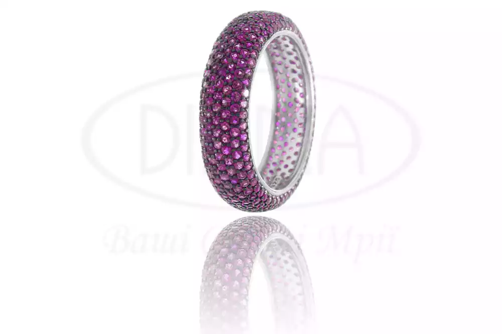 Каблучка срібна з Цирконом фото 1