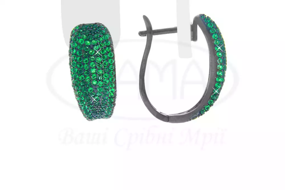 Срібні сережки фото 1