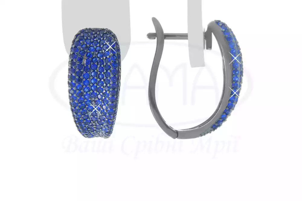 Срібні сережки фото 1