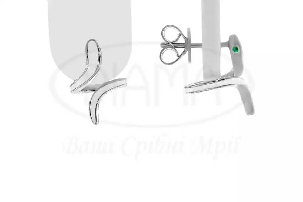 Сережки срібні фото 1