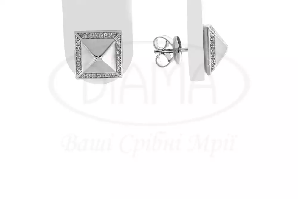 Сережки срібні фото 1