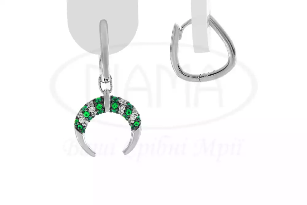 Сережки срібні фото 1