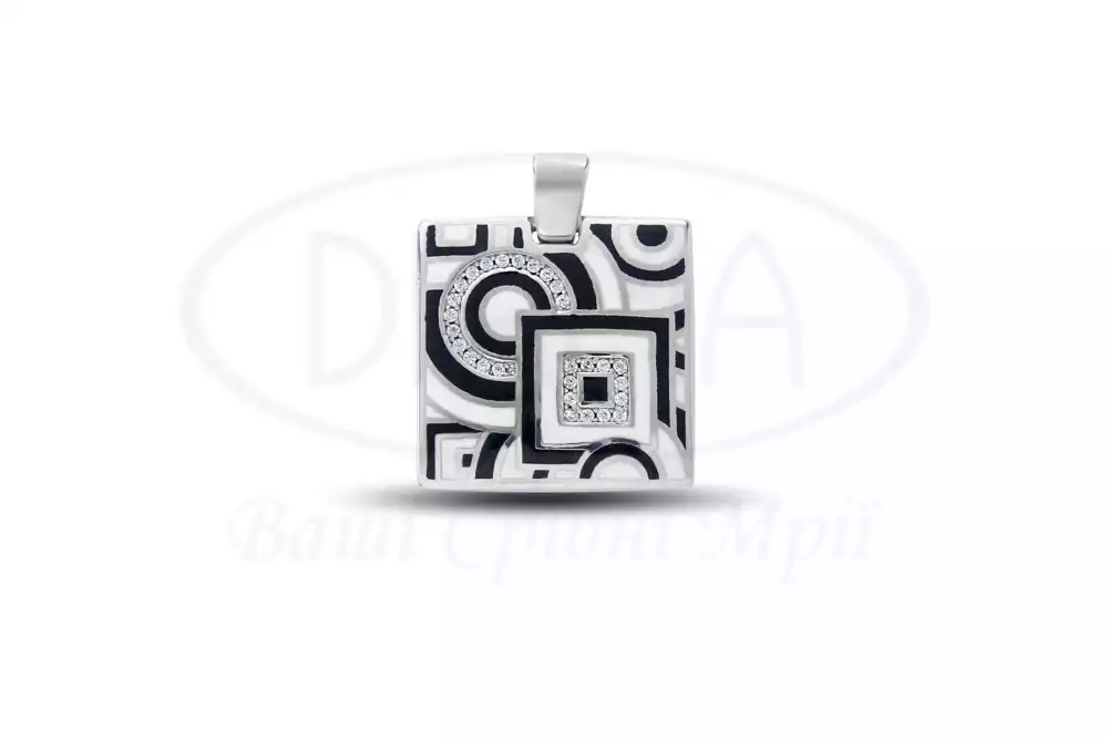 Підвіска срібна з Емаллю фото 1