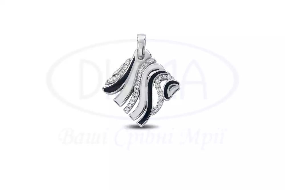 Підвіска срібна з Емаллю фото 1