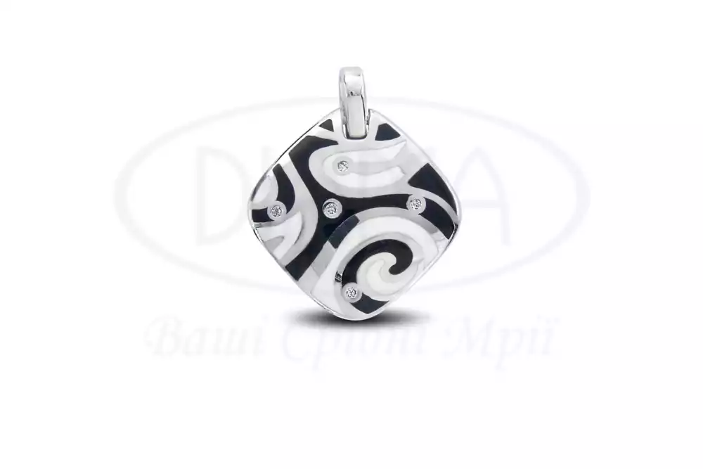 Підвіска срібна з Емаллю фото 1