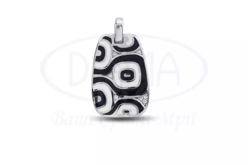 Підвіска срібна з Емаллю фото 1