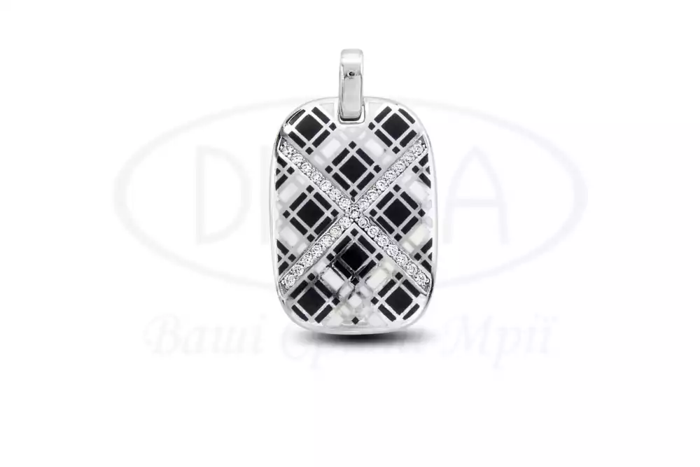 Підвіска срібна з Емаллю фото 1