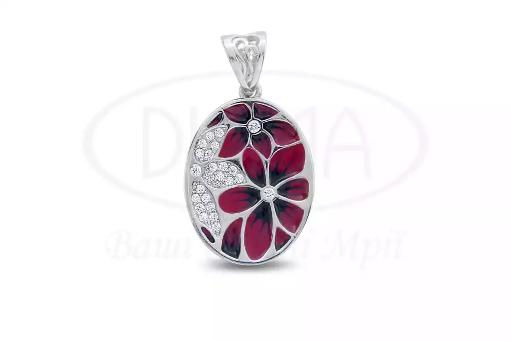 Підвіска срібна з Емаллю фото 1