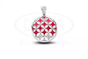 Підвіска срібна з Емаллю