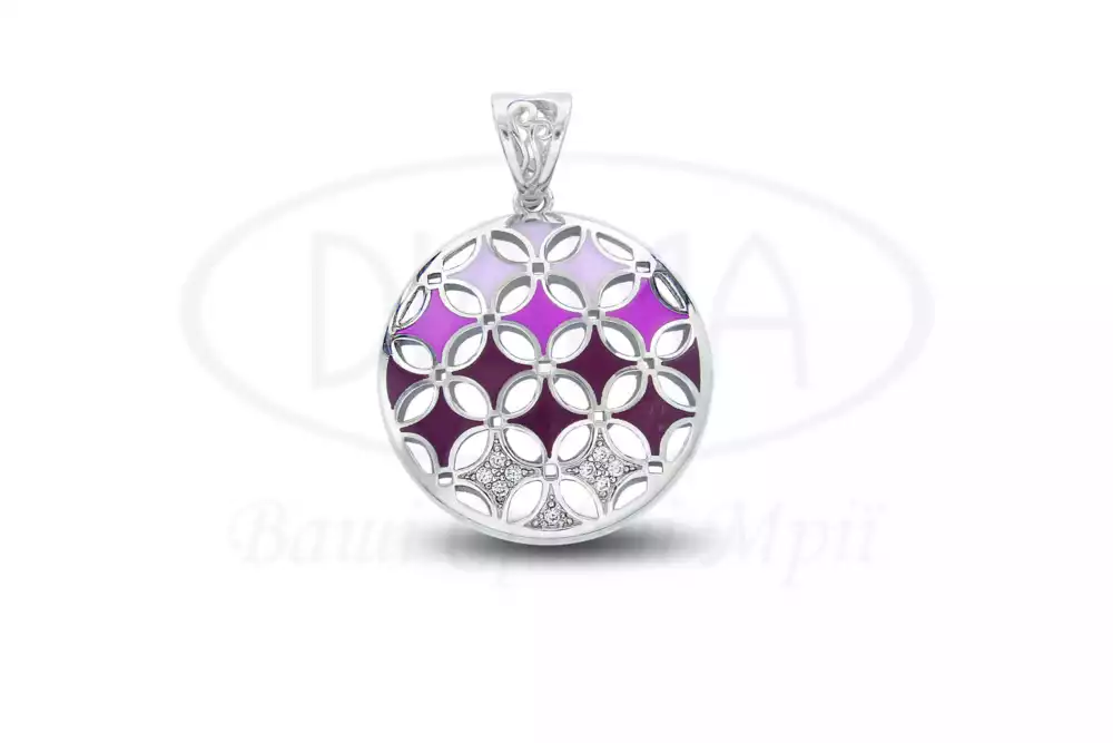 Підвіска срібна з Емаллю фото 1