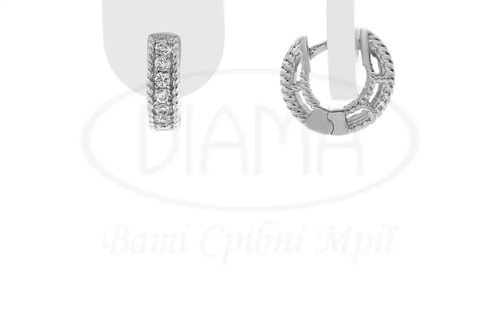 Сережки срібні фото 1