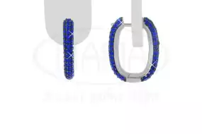 Сережки срібні з Цирконом