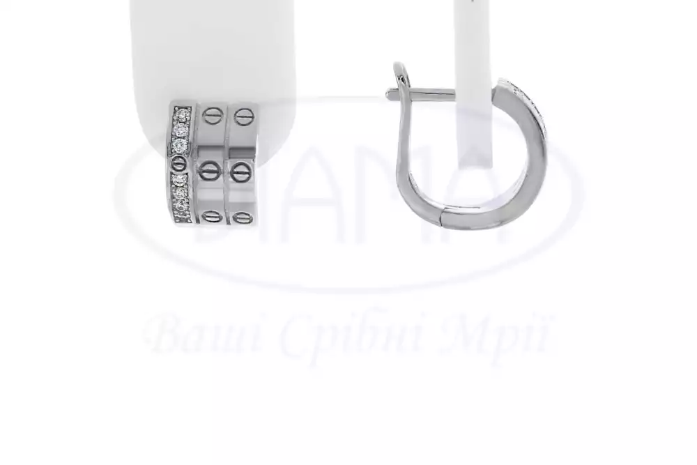 Срібні сережки фото 1