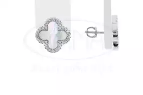 Срібні сережки з Перламутром