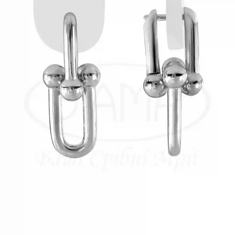 Срібні сережки фото 1