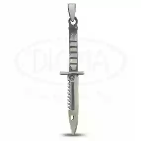 Срібна підвіска "Ніж"