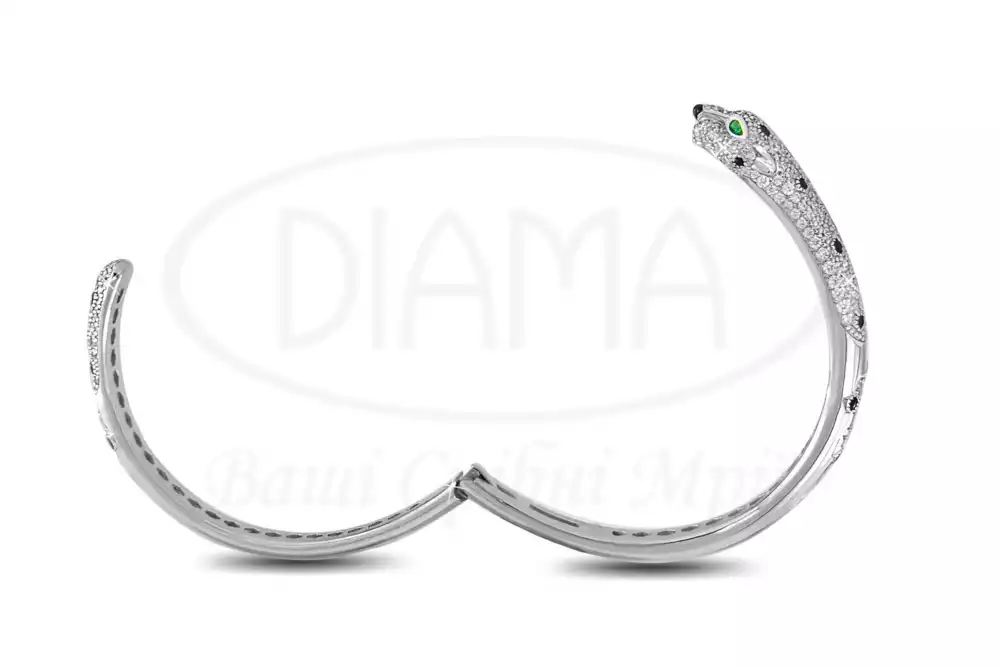 Браслет срібний "Пантера" фото 2