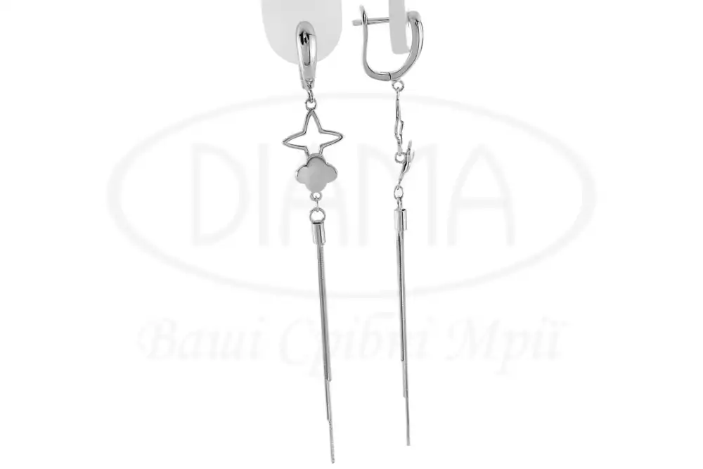 Срібні сережки фото 1