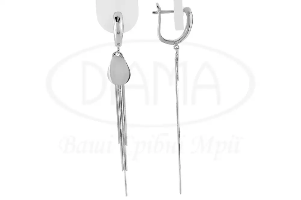 Срібні сережки фото 1