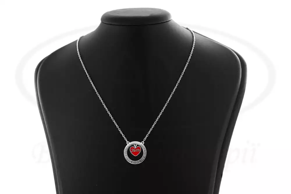 Срібне кольє "Mама" фото 1