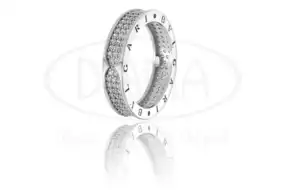 Срібна каблучка з цирконом