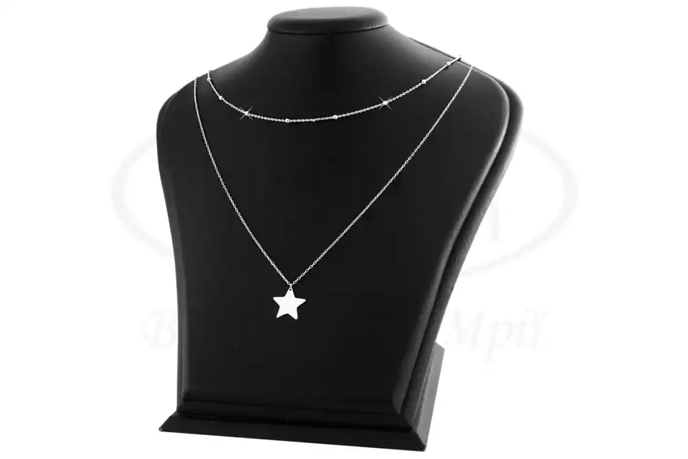Срібне кольє "Зірка" фото 1