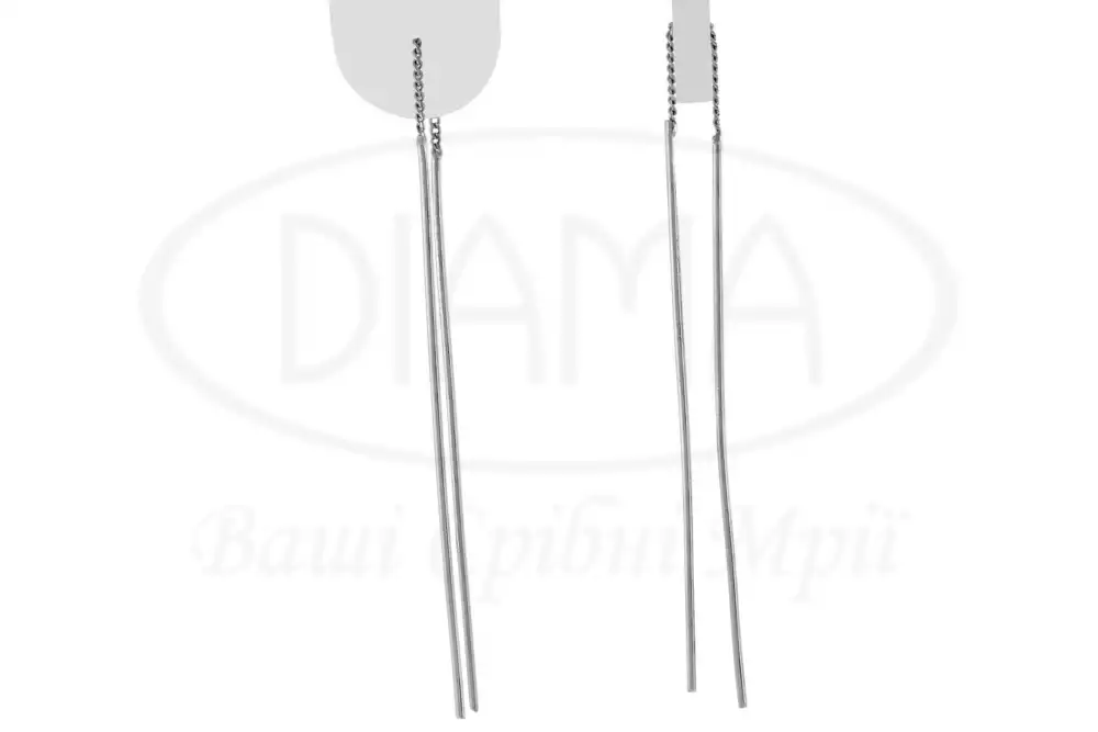 Срібні сережки фото 1