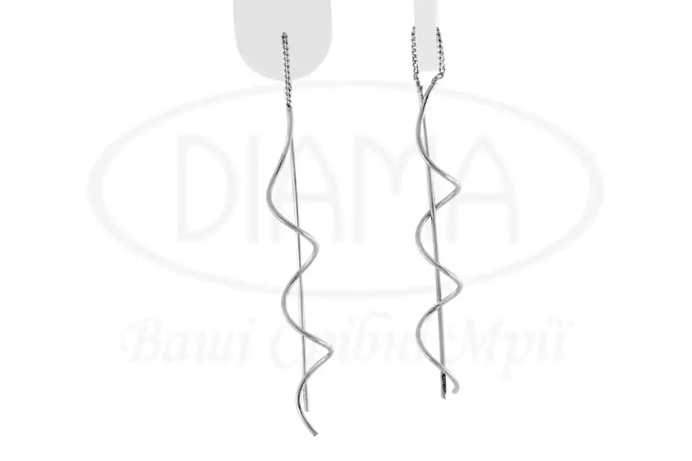 Срібні сережки фото 1