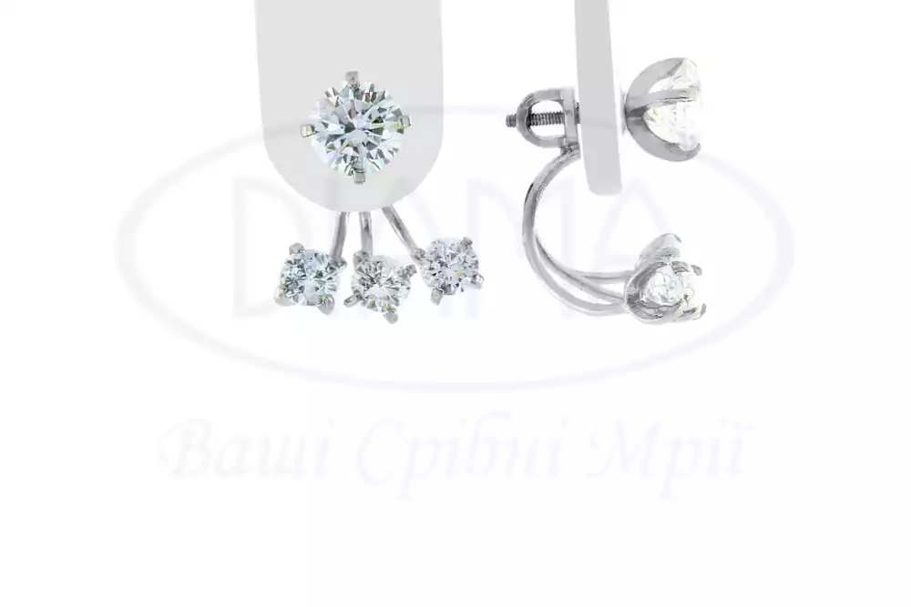 Срібні сережки фото 1