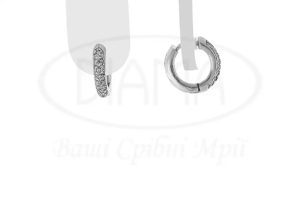 Срібні сережки фото 1