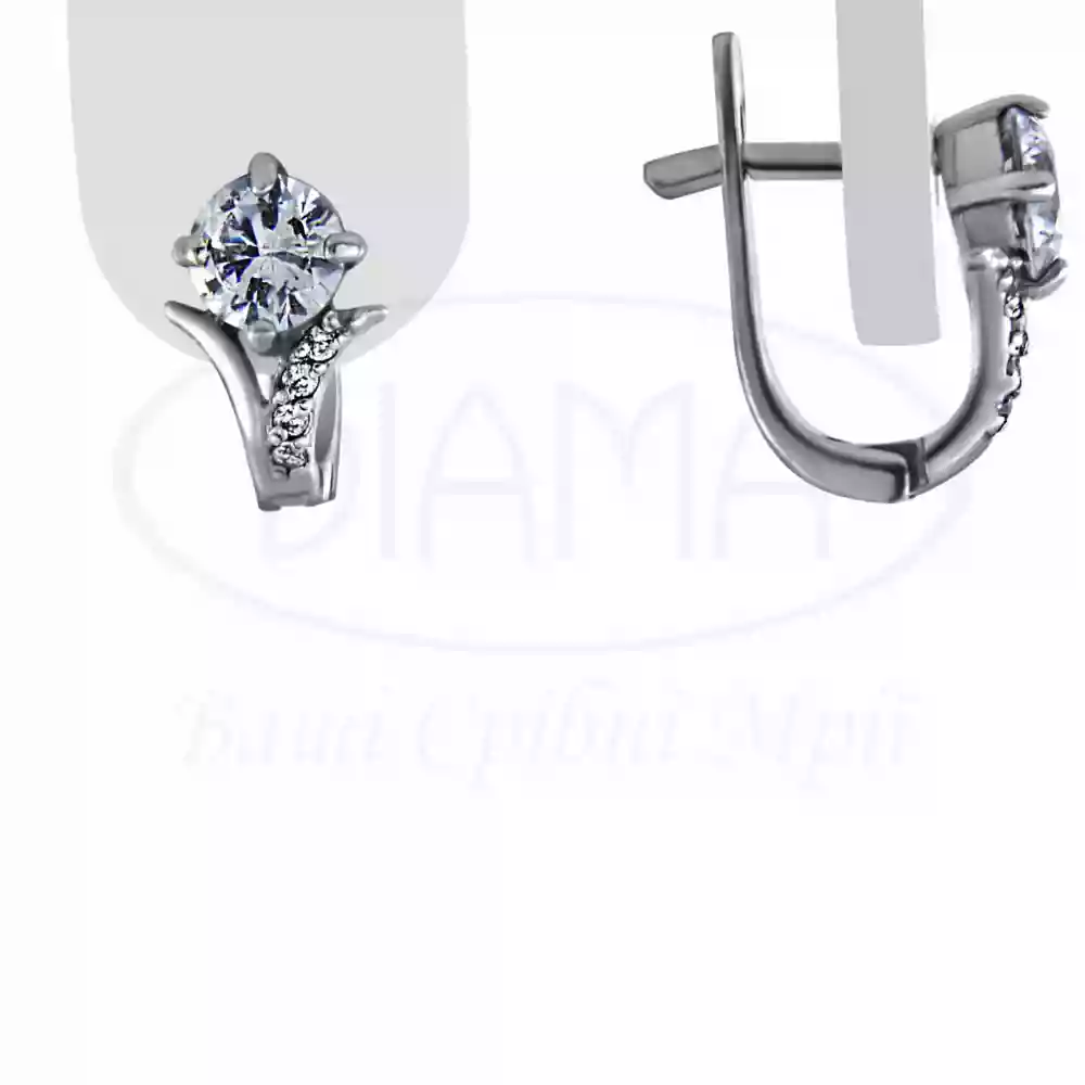 Срібні сережки фото 1