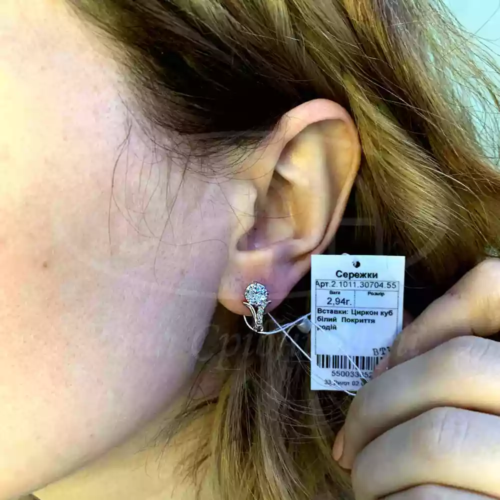 Срібні сережки фото 2