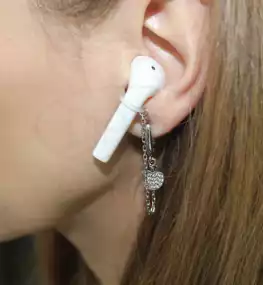 Срібні сережки "Яблуко"